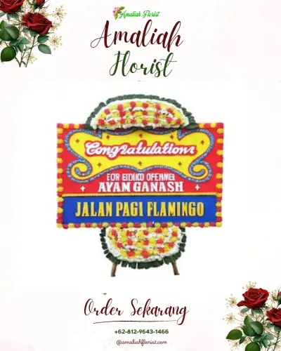 Bunga Papan Congratulation di Tukdana